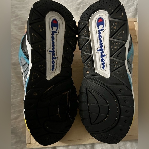 Champion 93 Eighteen SP Block Mens Shoes Size 9M Black Multi CM100253M VGUC - Picture 7 of 7